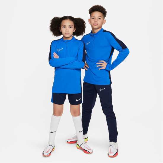 Nike Детско Горнище За Тренировка Academy Drill Top Juniors Royal Blue/White Детски горнища с цип