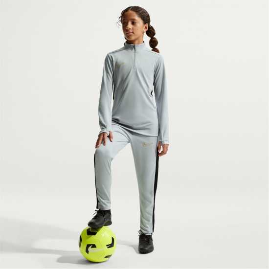 Nike Детско Горнище За Тренировка Academy Drill Top Juniors Grey/Gold Детски горнища с цип