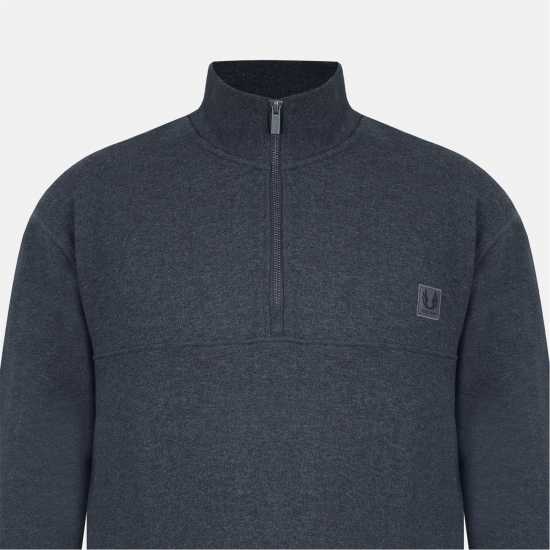 Firetrap Core 1/4Zip Sn54 Charcoal Marl 