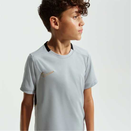 Nike Academy Top Juniors Grey/Gold 