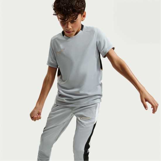 Nike Academy Top Juniors Grey/Gold 