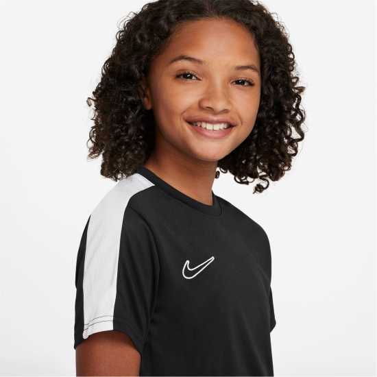 Nike Academy Top Juniors Черно/Бяло Детски тениски и фланелки