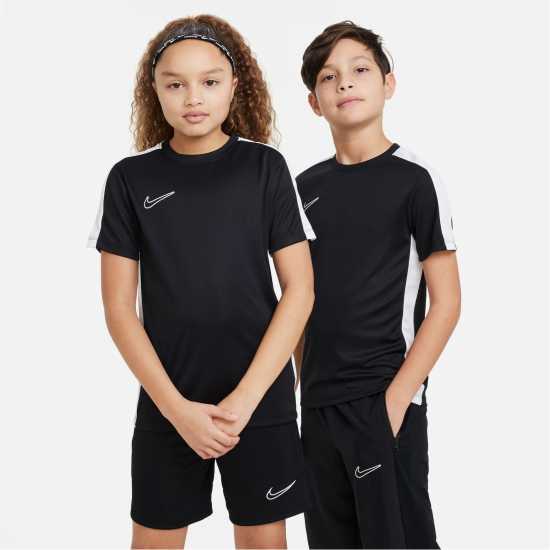 Nike Academy Top Juniors Черно/Бяло Детски тениски и фланелки