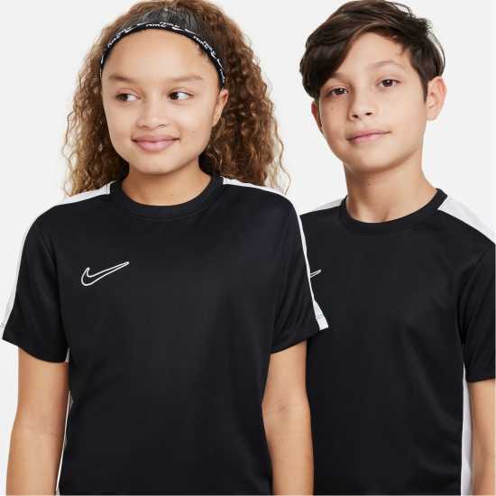 Nike Academy Top Juniors Черно/Бяло Детски тениски и фланелки