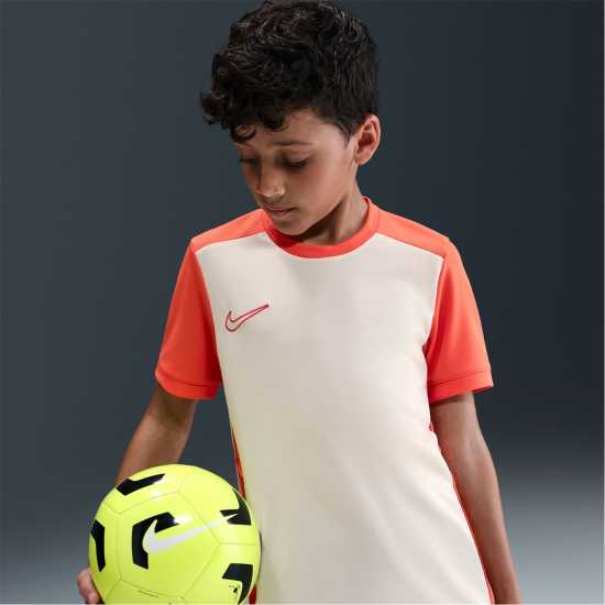 Nike Academy Top Juniors Beige/Orange Детски тениски и фланелки