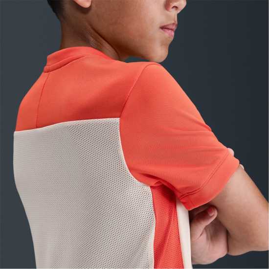 Nike Academy Top Juniors Beige/Orange Детски тениски и фланелки