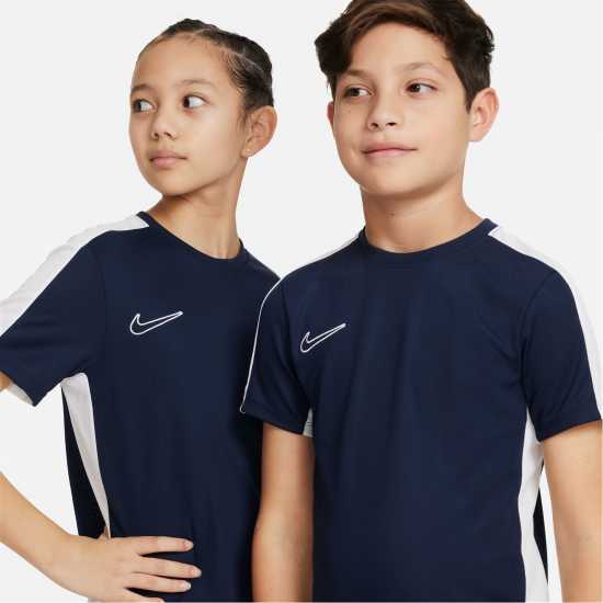 Nike Academy Top Juniors Obsidian/white Футболни тренировъчни горнища