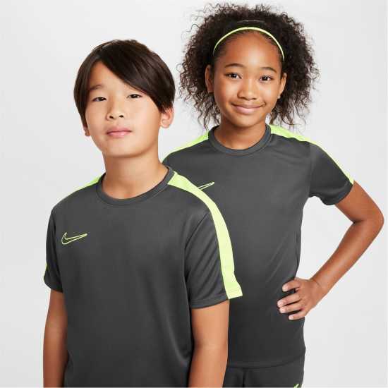 Nike Academy Top Juniors Сиво/Напрегнато Детски тениски и фланелки