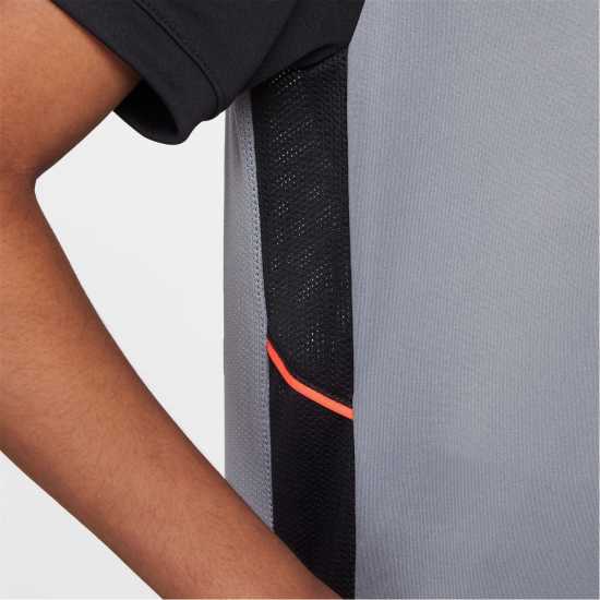 Nike Academy Top Juniors Grey/Black Детски тениски и фланелки