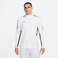 Мъжки горнища с цип Nike Academy Drill Top Mens Бяло/Черно Nike Academy Drill Top Mens Бяло/Черно Мъжки горнища с цип
