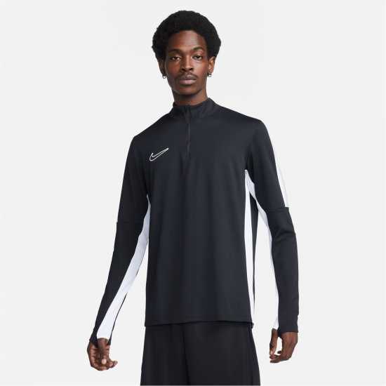 Nike Academy Drill Top Mens Черно/Бяло Мъжки горнища с цип