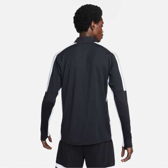 Nike Dri-FIT Academy Men's Soccer Drill Top Black/White Мъжко облекло за едри хора