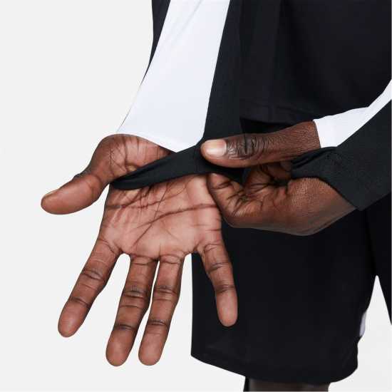 Nike Academy Drill Top Mens Черно/Бяло Мъжки горнища с цип