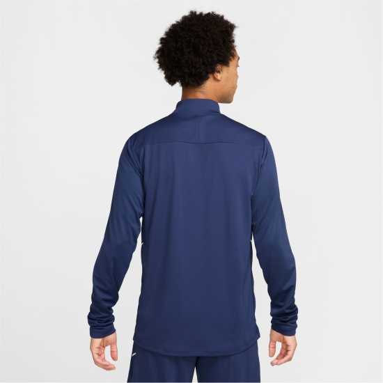 Nike Academy Drill Top Mens Морска синьо Мъжки горнища с цип