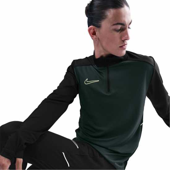 Nike Academy Drill Top Mens Черно/Лайм Nike Academy Drill Top Mens Черно/Лайм