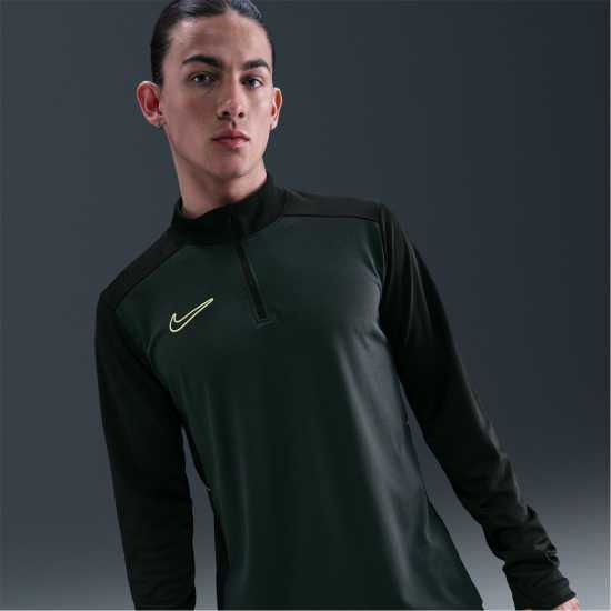 Nike Academy Drill Top Mens Черно/Лайм Nike Academy Drill Top Mens Черно/Лайм