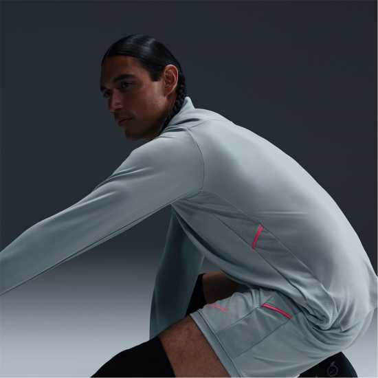 Nike Academy Drill Top Mens Сиво/Розово Мъжки горнища с цип