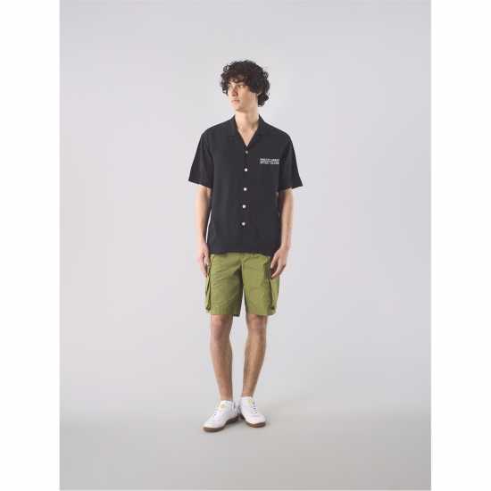 Мъжки ризи Pretty Green Pg Spike Island Shir Sn53 Черно Pretty Green Pg Spike Island Shir Sn53 Черно Мъжки ризи