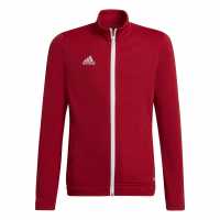 Adidas Детско Спортно Горнище Ent22 Track Jacket Juniors Red Футболни екипи за бягане