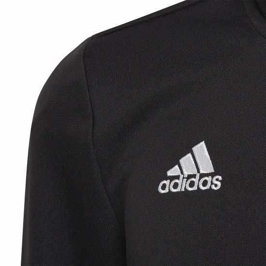 Adidas Детска Спортна Тениска Entrada 22 Training Top Juniors Черно Детски горнища с цип