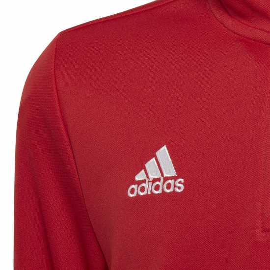 Adidas Детска Спортна Тениска Entrada 22 Training Top Juniors Red Детски горнища с цип