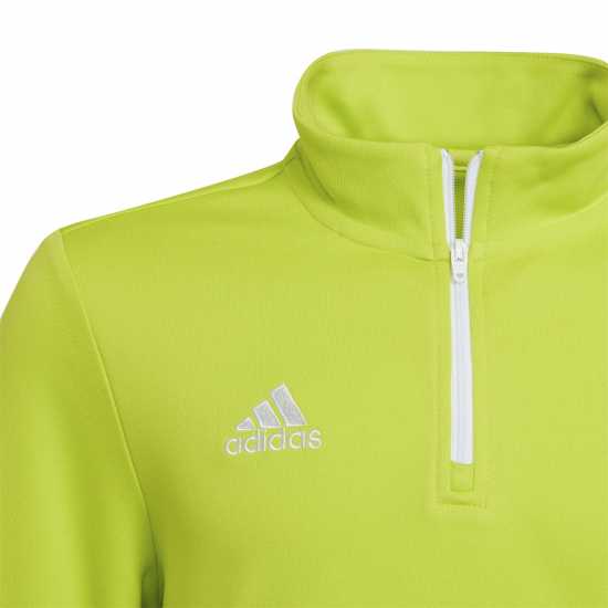 Adidas Детска Спортна Тениска Entrada 22 Training Top Juniors Yellow Детски горнища с цип