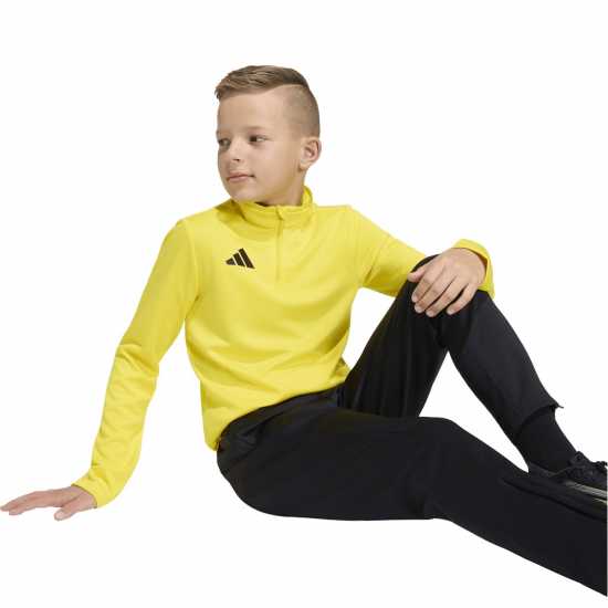Adidas Детска Спортна Тениска Entrada 22 Training Top Juniors Жълто/Черно 