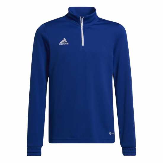 Adidas Детска Спортна Тениска Entrada 22 Training Top Juniors Синьо Детски горнища с цип