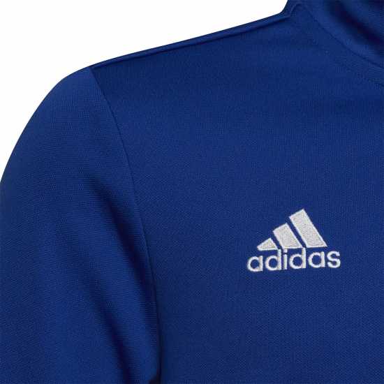 Adidas Детска Спортна Тениска Entrada 22 Training Top Juniors Синьо Детски горнища с цип