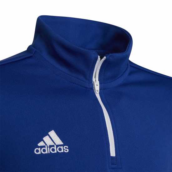 Adidas Детска Спортна Тениска Entrada 22 Training Top Juniors Blue Детски горнища с цип