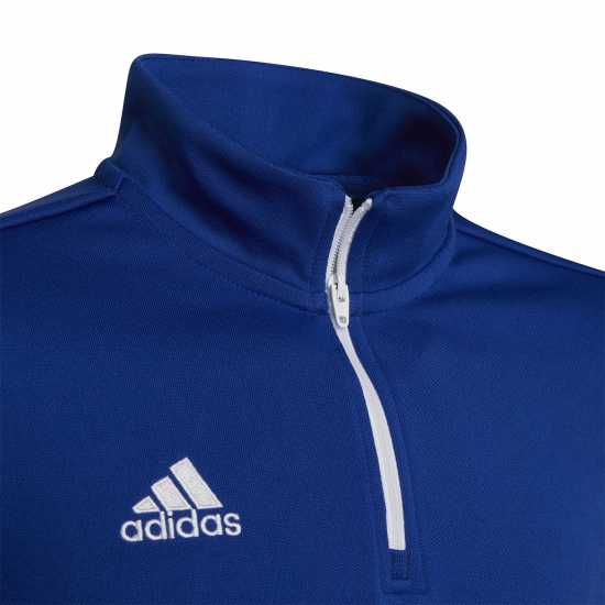 Adidas Детска Спортна Тениска Entrada 22 Training Top Juniors Синьо Детски горнища с цип