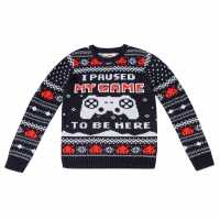 Star Плетен Пуловер Christmas Knit Jumper Junior Boys  Коледни пуловери