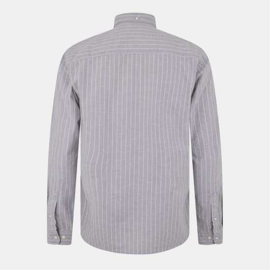 Jack And Jones Brook Long-Sleeve Oxford Shirt Перленосиво сиво 