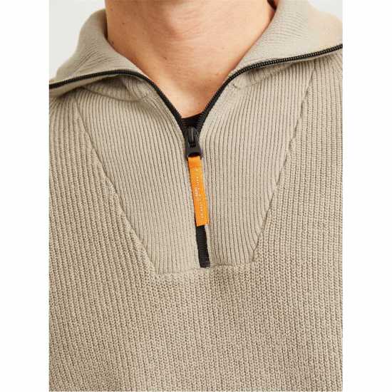 Мъжки полар Jack And Jones Half Zip Knit Mens Посуда Jack And Jones Half Zip Knit Mens Посуда Мъжки полар