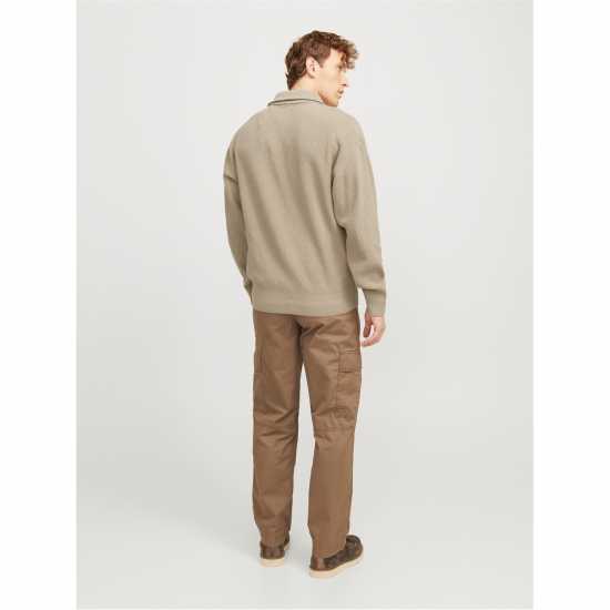 Мъжки полар Jack And Jones Half Zip Knit Mens Посуда Jack And Jones Half Zip Knit Mens Посуда Мъжки полар