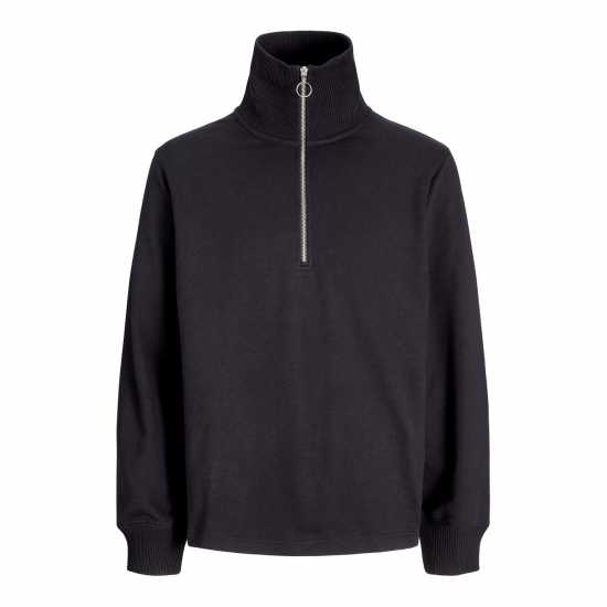 Мъжки полар Jack And Jones Hgh Knk Swtr Sn99 Черно Jack And Jones Hgh Knk Swtr Sn99 Черно Мъжки полар