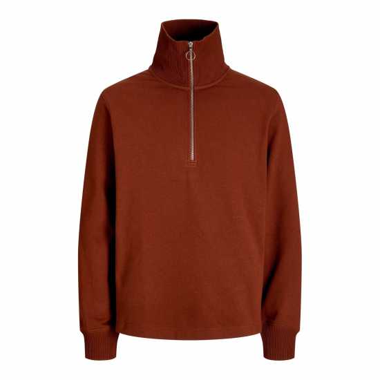 Мъжки полар Jack And Jones Hgh Knk Swtr Sn99 Бранди Браун Jack And Jones Hgh Knk Swtr Sn99 Бранди Браун Мъжки полар