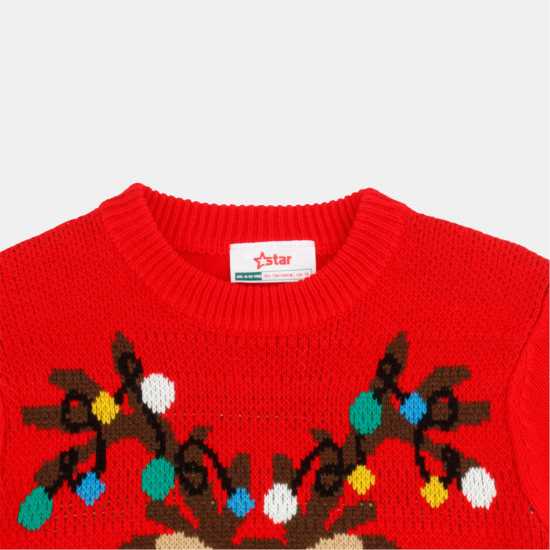 Star Коледен Пуловер Xmas Jumper Jn54  