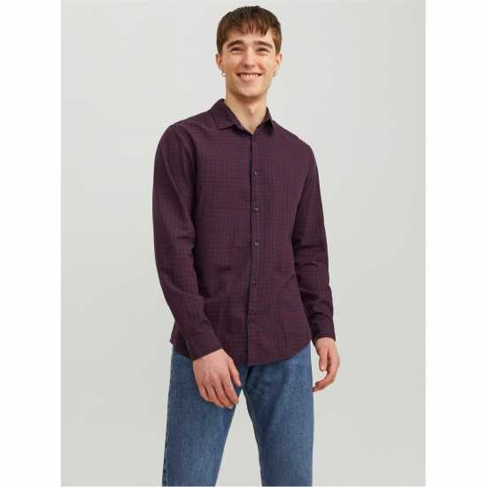 Мъжки ризи Мъжка Риза Гингам Каре Jack And Jones Gingham Shirt Mens Мъжка Риза Гингам Каре Jack And Jones Gingham Shirt Mens Мъжки ризи