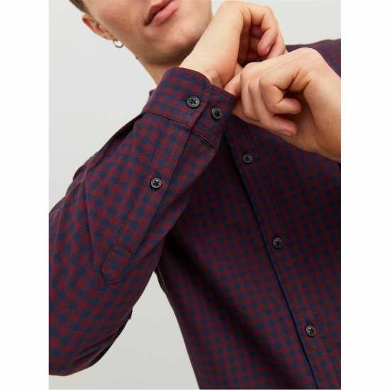Мъжки ризи Мъжка Риза Гингам Каре Jack And Jones Gingham Shirt Mens Мъжка Риза Гингам Каре Jack And Jones Gingham Shirt Mens Мъжки ризи