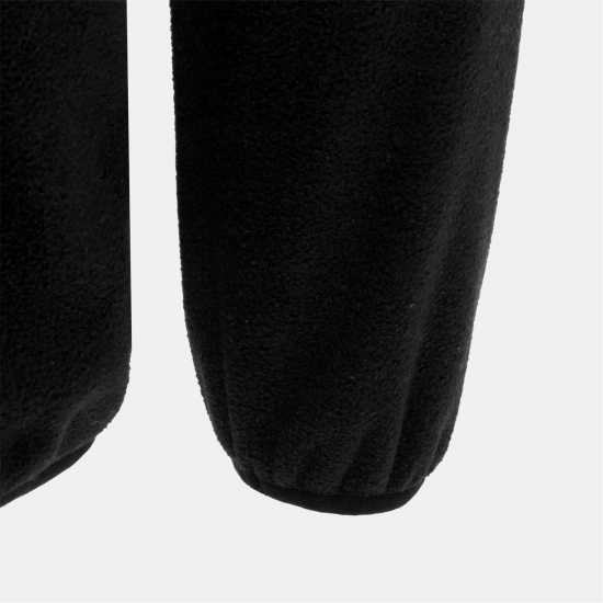 Donnay Мъжко Яке Полар Quarter Zip Fleece Jacket Mens Black Мъжки полар