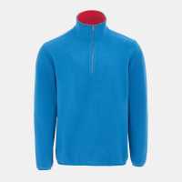 Donnay Мъжко Яке Полар Quarter Zip Fleece Jacket Mens Blue Мъжки полар