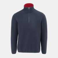 Donnay Мъжко Яке Полар Quarter Zip Fleece Jacket Mens Navy Мъжки полар