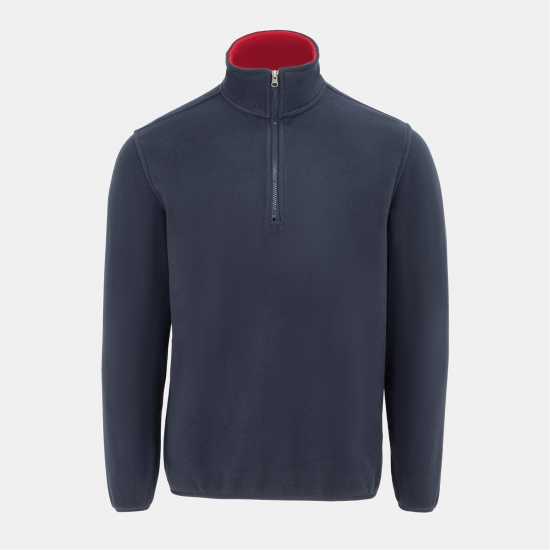 Мъжки полар Donnay Мъжко Яке Полар Quarter Zip Fleece Jacket Mens Navy Donnay Мъжко Яке Полар Quarter Zip Fleece Jacket Mens Navy Мъжки полар