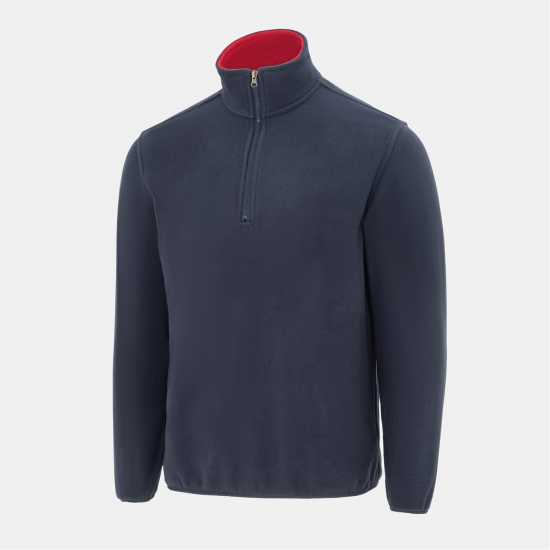 Мъжки полар Donnay Мъжко Яке Полар Quarter Zip Fleece Jacket Mens Navy Donnay Мъжко Яке Полар Quarter Zip Fleece Jacket Mens Navy Мъжки полар