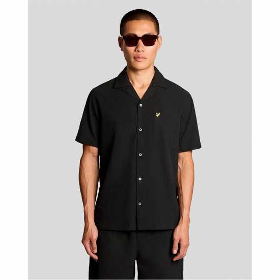 Lyle And Scott Men's Patterned Short Sleeve Shirt  