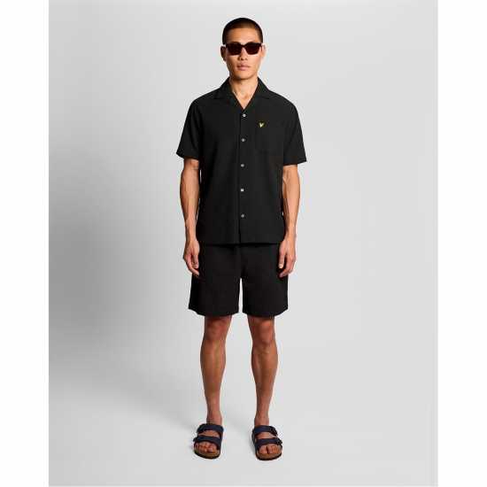 Lyle And Scott Men's Patterned Short Sleeve Shirt  