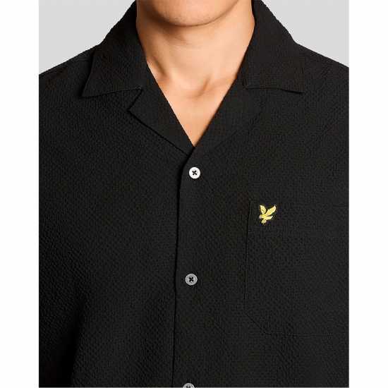 Lyle And Scott Men's Patterned Short Sleeve Shirt  