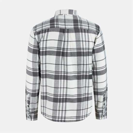 Soulcal Карирана Дамска Риза Check Shirt Sn54 White/Grey 