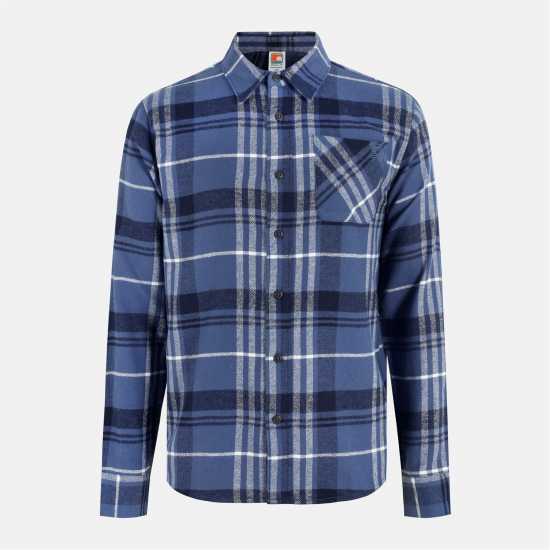 Soulcal Карирана Дамска Риза Check Shirt Sn54 Navy Soulcal Карирана Дамска Риза Check Shirt Sn54 Navy